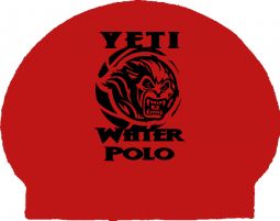 Silicone Swim Cap, Red